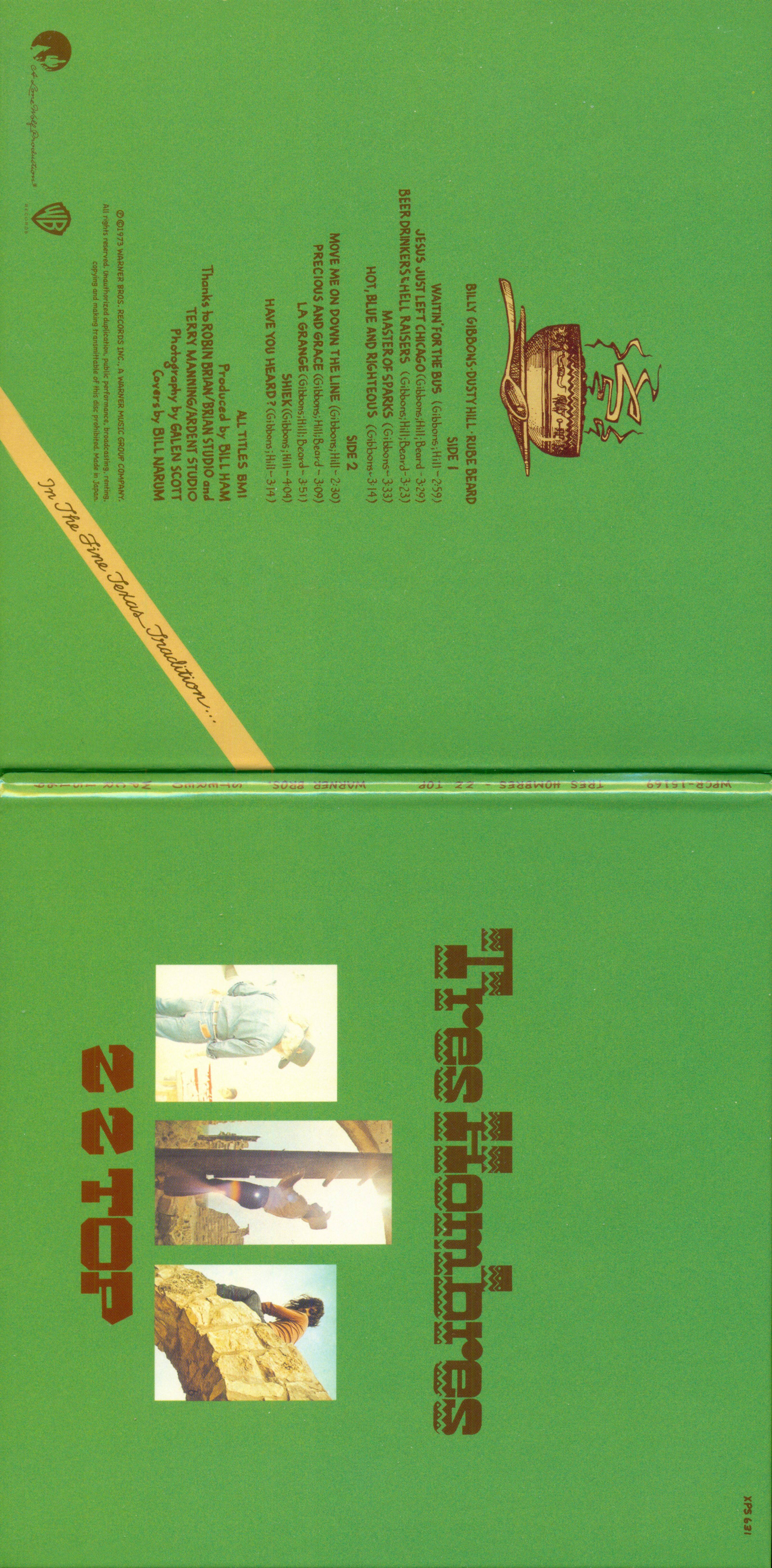 ZZ Top  Tres Hombres : Front JPN shm